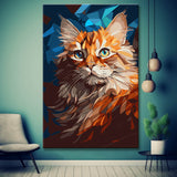 Siberian Cat Painting by Numbers