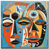 Masks Africa Paint by Numbers
