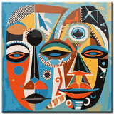 Masks Africa Paint by Numbers