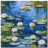 Water Lilies Painting by Numbers