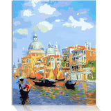 Painting by numbers Venice