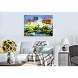 Paint by Numbers for Adults Balloons in The Sky