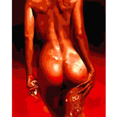 Painting by Numbers for Adults Nude Woman From Behind