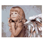 Painting by numbers angels