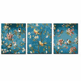 Painting by Numbers Picture Spring Blossoms Tree with Bird Triptych