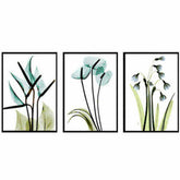 Paint by Numbers Triptych Plants