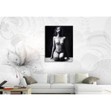 Painting by Numbers Nude Kneeling Woman