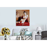 Painting By Numbers Nude Asian Woman On Sofa