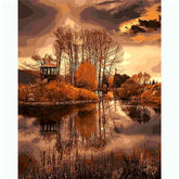 Painting by Numbers Autumn Reflection
