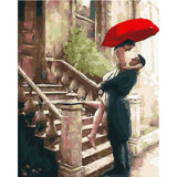 Painting by Numbers Pictures of Lovers on Stairs