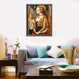 Painting by Numbers Woman in The 18Th Century