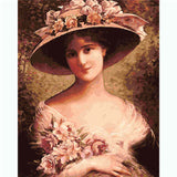 Painting by Numbers Woman with Hat