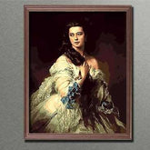 Painting by Numbers Lady