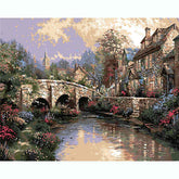 Paint by Numbers French Village