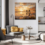 Painting by Numbers Cyclists