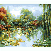 Paint by Numbers Water Lilies
