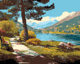 Painting by Numbers River Motifs