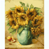 Painting by Numbers Still Life with Sunflowers