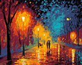 Painting by Numbers Pictures Avenue in The Rain
