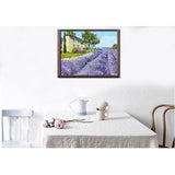 Painting by Numbers Flowers Lavender in Front of Homestead