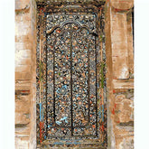 Paint by Numbers Gate with Ornaments