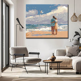 Painting by Numbers People Couple on The Beach