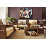 Painting by numbers nude dancers