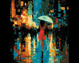 Painting by Numbers People Woman with A Parasol