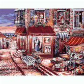 Painting by numbers Old department store