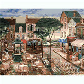 Painting by Numbers Old Town View