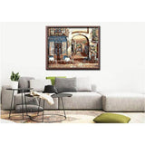 Painting by numbers old town archway