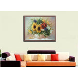 Painting by numbers Colorful bouquet of flowers