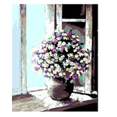 Painting by Numbers Colorful Bouquet of Flowers