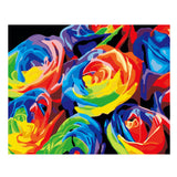 Painting by Numbers Flowers Roses Abstract