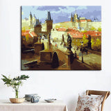 Painting by Numbers Old City Bridge