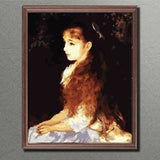 Painting by Numbers People Girl Portrait