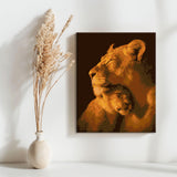 Painting by Numbers Animals Lowenbaby