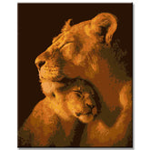 Painting by Numbers Animals Lowenbaby