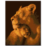 Painting by Numbers Animals Lowenbaby