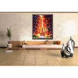 Painting by Numbers Eiffel Tower France Abstract