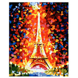 Painting by Numbers Eiffel Tower France Abstract