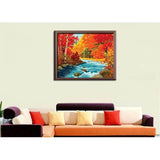 Painting by Numbers Pictures of Torrents in Autumn
