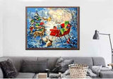 Painting by Numbers Christmas Spirit Sleigh with Gifts