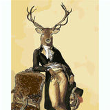 Painting by numbers deer as a prince