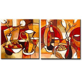 Painting by numbers still life decoration