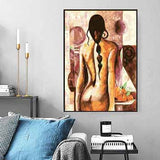 Painting by Numbers Nude Woman with Braid