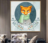 Painting by Numbers Fox in Winter