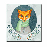 Painting by Numbers Fox in Winter