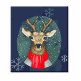 Painting by Numbers Deer in Winter