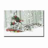 Paint by Numbers Christmas Cat